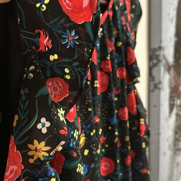 JCrew ruffle flowers dress, NWT - Picture 7 of 11